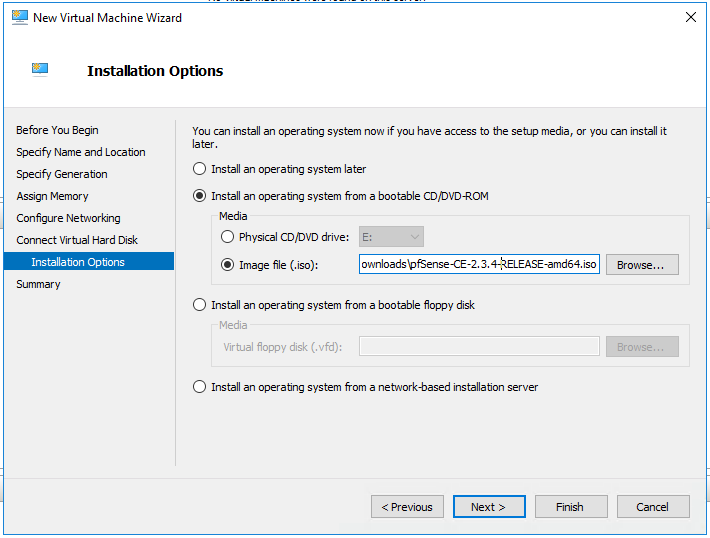 Virtual machine config 6