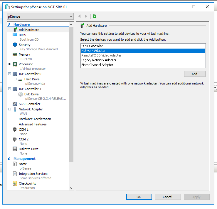 Virtual machine config 8